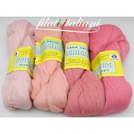 L4966 L4966 4 MATASSE MERINO LANA GATTO