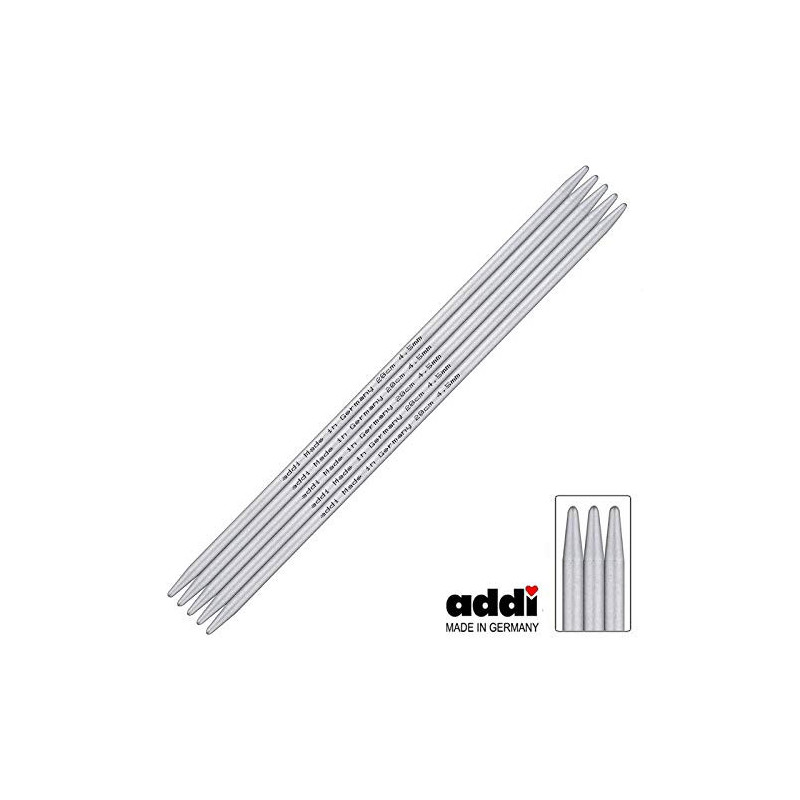201-7 20cm-N4.5 ADDI knitting needles ADDI 201-7  20 cm-N4.5 Set 5 ...