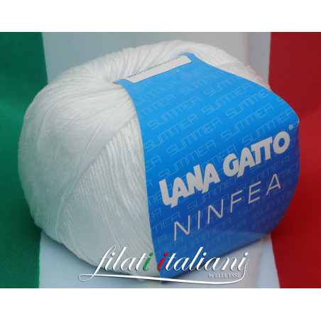 N6536 N6536 NINFEA 100% COTONE MAKO' PETTINATO LANA GATTO