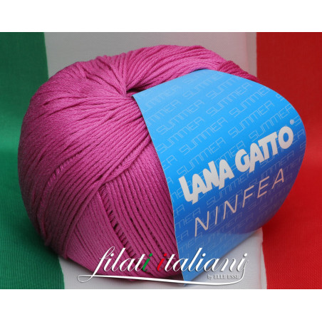 N6558 N6558 NINFEA 100% COTONE MAKO' PETTINATO LANA GATTO