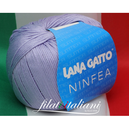 N6547 N6547 NINFEA 100% COTONE MAKO' PETTINATO LANA GATTO