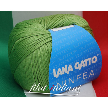 N6541 N6541 NINFEA 100% COTONE MAKO' PETTINATO LANA GATTO