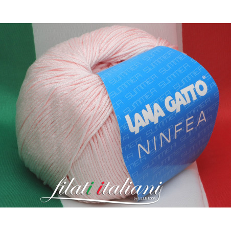 N6564 N6564 NINFEA 100% COTONE MAKO' PETTINATO LANA GATTO