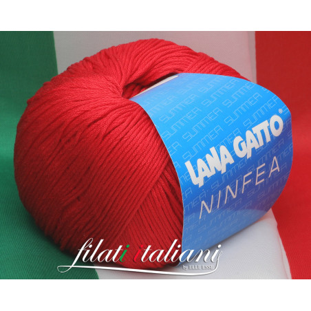 N6561 N6561 NINFEA 100% COTONE MAKO' PETTINATO LANA GATTO