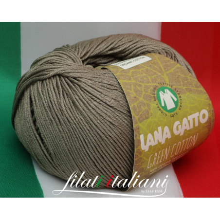 GC7907 GC7907 GREEN COTTON 100% COTONE ORGANICO LANA GATTO