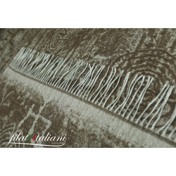 P5006 MARRONE P5006M PLAID LANA DI YAK 100% WY