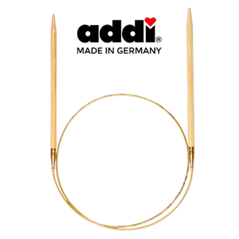 ADDI Бамбуковые круговые спицы | 555-7 N5.5 80cm