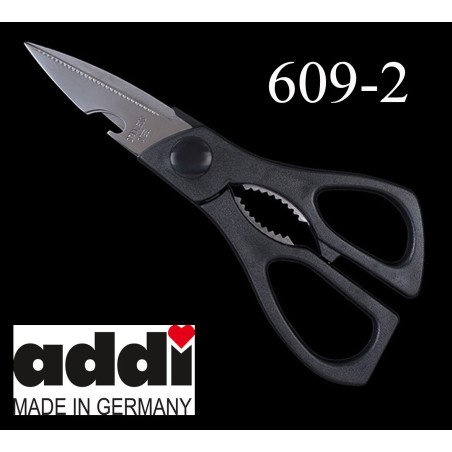 ADDI Triocut | 609-2 Art. 609-2 Stainless-steel scissors with 3 dif...