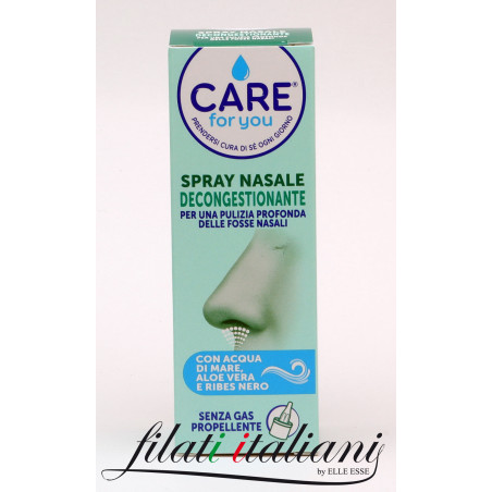 Decongestant Nasal Spray Sanitizing Action 20 ml Care For You Care ...