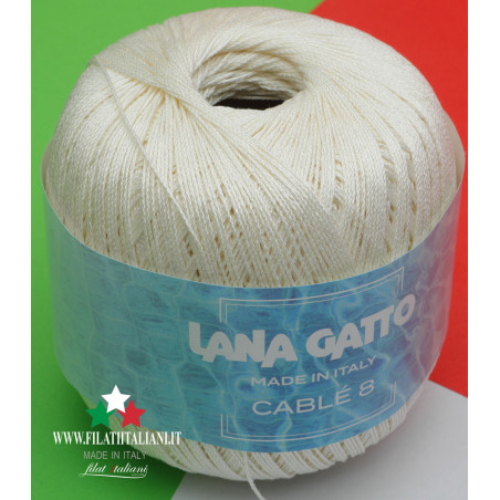 C6576 C6576 COTONE CABLE' 8 LANA GATTO