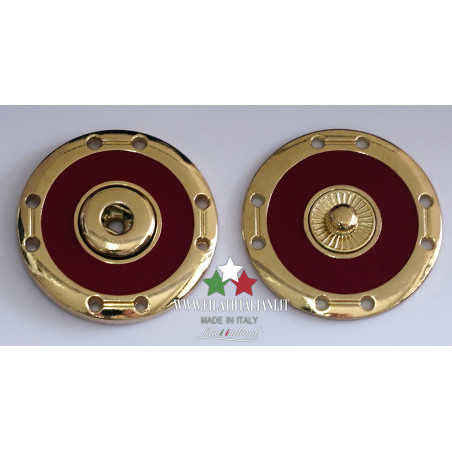 Gold lacquered bottons Lineato 40 25.41mm Aрт. Gold lacquered butto...