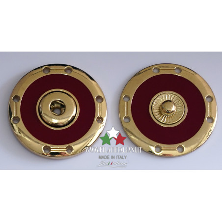 Gold lacquered bottons Lineato 30 19.05 mm Aрт. Gold lacquered butt...