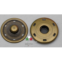 3053X 40/10 BOTTONE AUTOMATICO IN OTTONE Lineato 40 25,41 mm