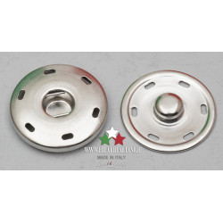 3053X 24/2 BOTTONE AUTOMATICO IN ACCIAIO Lineato 24 15.24 mm