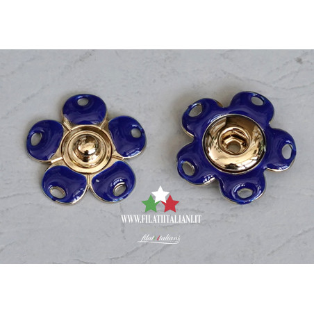 Gold lacquered bottons Lineato 28 17.78 mm Aрт. 5677X 28/51/382 GOL...