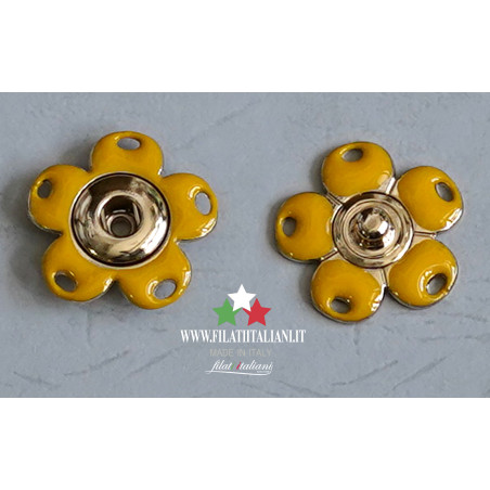 5677X 28/51/393 GIALLO BOTTONE AUTOMATICO Lineato 28 17.78 mm