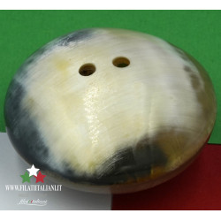 MOTHER OF PEARL BOTTON - REAL HORN lin. 54 27.9 mm REAL HORN BOTTON...