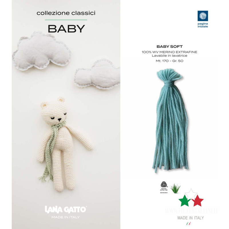 LANA GATTO BABY SOFT BS 9412  Art. Baby Soft Composition: 100% Extr...