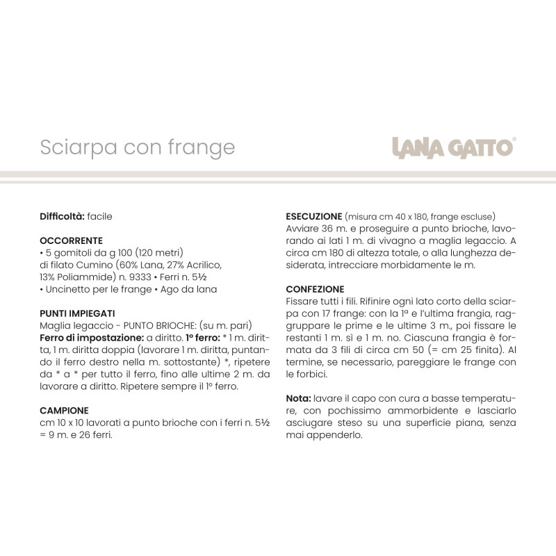 LANA GATTO Fashion Collection, Winter Yarns CUMINO CU 9333 Art. CUM...