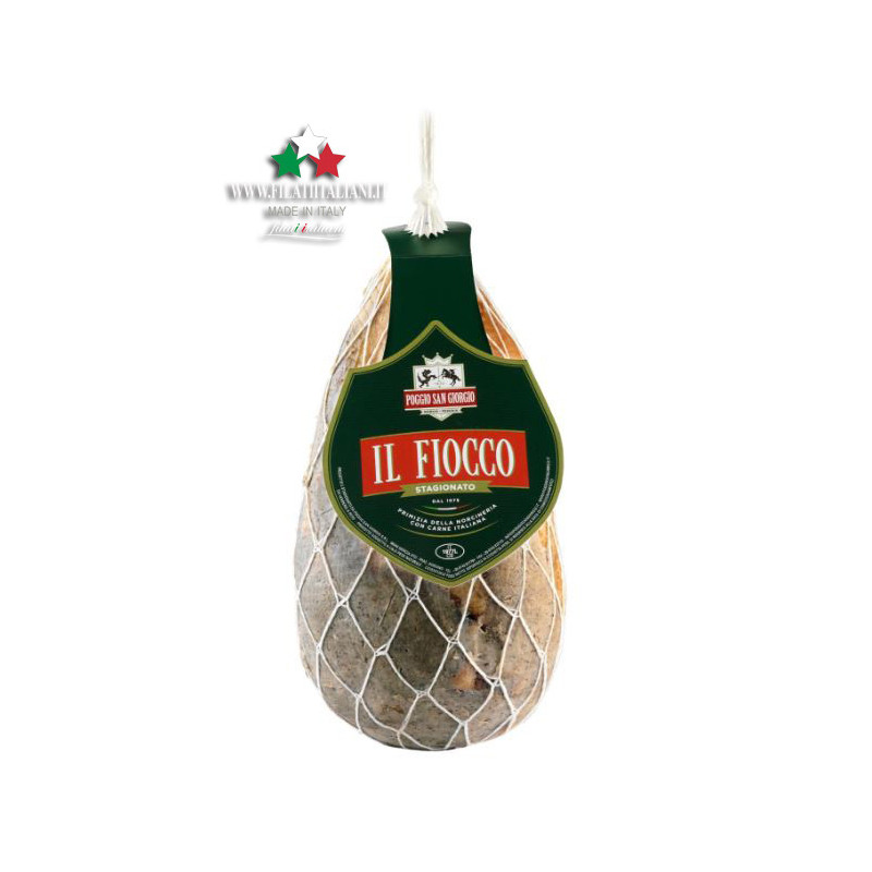 GIFT ПРОШУТТО  КРУДО  (СЫРОВЯЛЕНОЕ) - НОРЧИЯ  - УМБРИЯ  -PROSCIUTTO CRUDO NORCIA UMBRIA - FIOCCO