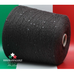 G5594 ЛЕН ШЕЛК ПАЙЕТКИ  PAILLETTES CARIAGGI DESE 39.99€/100г