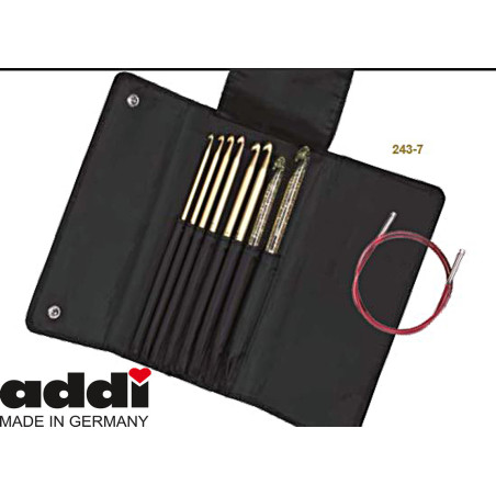 ADDI Knooking HOOK Set 243-7 The large addi knooking set contains t...