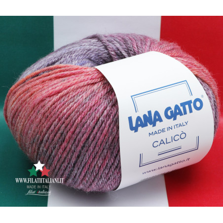 CL 30335 LANA GATTO WOOL MIX LANA GATTO "CALICO'" Comp.  50% ACRYLI...