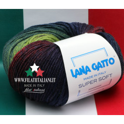 SS 30323 LANA GATTO Super Soft PRINTED Art. SUPER SOFT100% MERINO W...