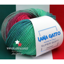 SS 30322 LANA GATTO Super Soft PRINTED Art. SUPER SOFT100% MERINO W...