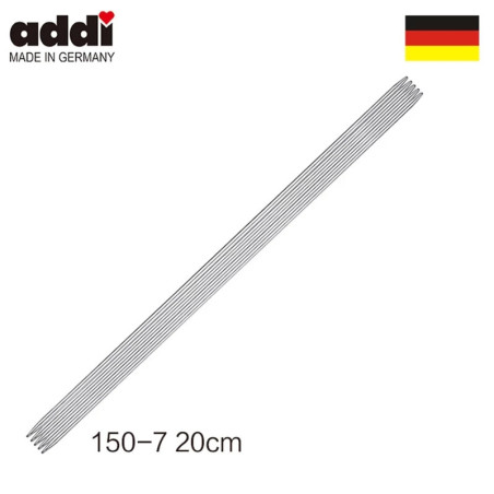 150-7 20cm 3mm Addi Ferri in acciaio per calze lunghe 20cm 3.00mm 1...