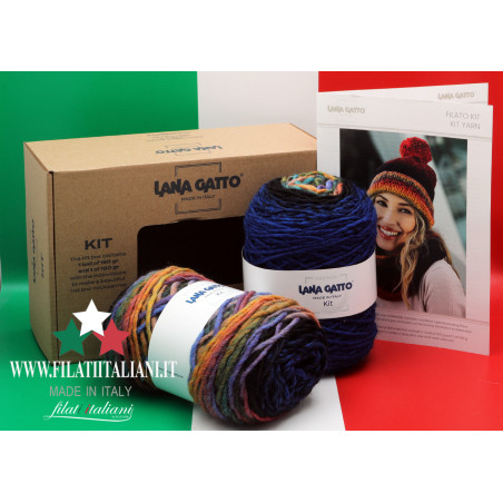 KIT 30392 LANA GATTO HAT AND NECK WARMER  Knitted accessories   wit...