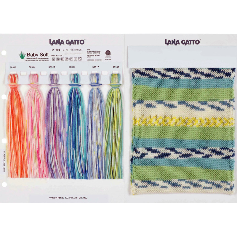 BSS 30315 BSS 30315 LANA GATTO BABY SOFT STAMPATO