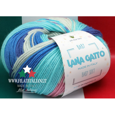 BSS 30318 BSS 30318 LANA GATTO BABY SOFT STAMPATO