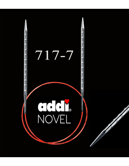 717-7 120 cm N°5.0 ADDI NOVEL Circular knitting needles addiNovel 7...