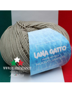 NJ 6543 NJ 6543 100% COTONE Makò NUOVO JAIPUR LANA GATTO
