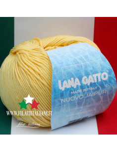 NJ 6567 NJ 6567 100% COTONE Makò NUOVO JAIPUR LANA GATTO
