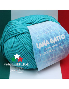 NJ 9665 NJ 9665 100% COTONE Makò NUOVO JAIPUR LANA GATTO