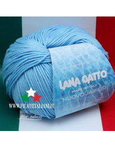 NJ 9667 NJ 9667 100% COTONE Makò NUOVO JAIPUR LANA GATTO
