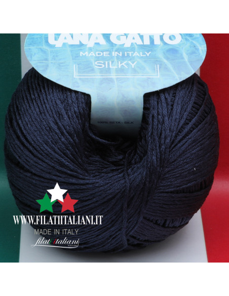 SK 8188 Lana Gatto SILKY Silk Art. SILKY100% SILKBall / Hank Weight...