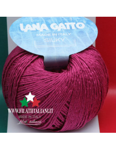 SK 9515 Lana Gatto SILKY Silk Art. SILKY100% SILKBall / Hank Weight...