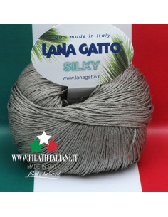 SK 8178 Lana Gatto SILKY Silk Art. SILKY100% SILKBall / Hank Weight...