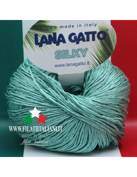 SK 8179 Lana Gatto SILKY Silk Art. SILKY100% SILKBall / Hank Weight...
