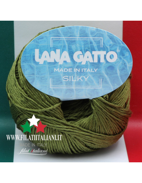 SK 9518 Lana Gatto SILKY Silk Art. SILKY100% SILKBall / Hank Weight...