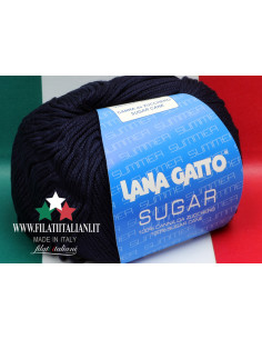 SG 7666 LANA GATTO SUGAR Comp. 100% SUGAR CANE col. 7666 DARK-BLUE ...