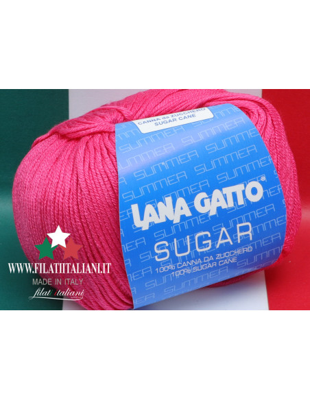 SG 7667 LANA GATTO SUGAR Comp. 100% SUGAR CANE col. 7667 DARK-PINK ...