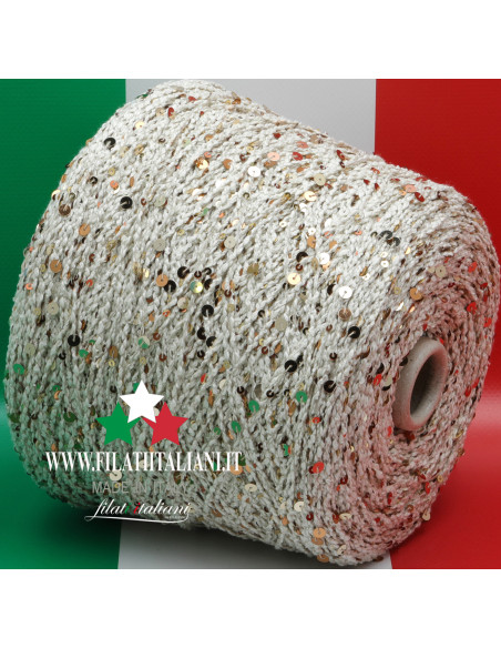 M0357AN  FANTASY YARN with PAILLETTES HOLLY 49.99€/100g Art.: HOLLY...