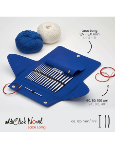 740-7 addi Set Click LACE NOVEL long The ergonomic addiNovel fine k...