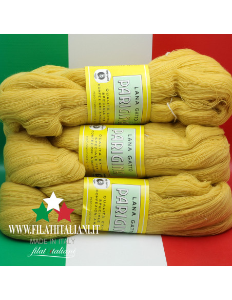 L1053 LOT 5PZ 100% WOOL MERINO LANA GATTO 4,99€/100g LOT 500g Аrt.:...