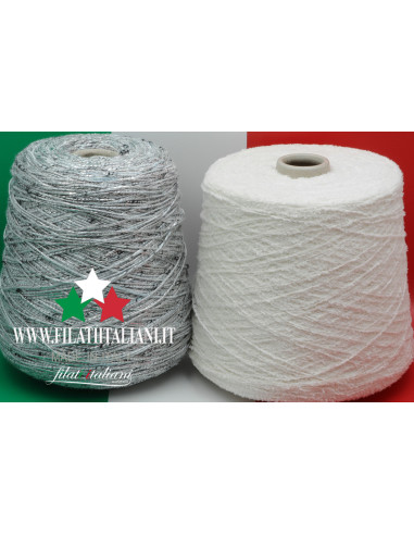 LA1593  ЛОТ 2 bob. 6.99€/100g    1 bob.:  FANTASY YARN COTTON WITH ...