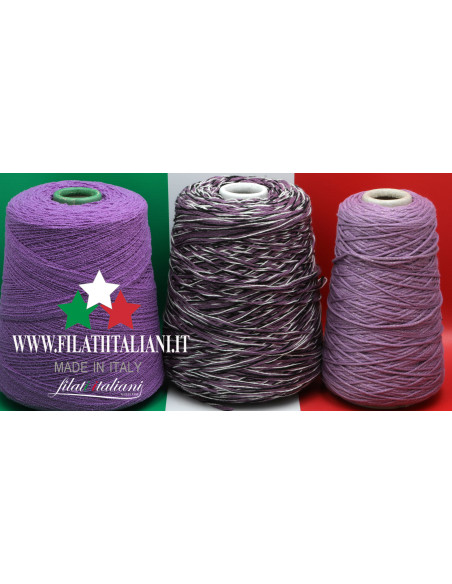 L1086AN  LOT 3 bob. FANTASY YARN 9.99€/100g 1 BOB.: Comp.: 100% CAS...